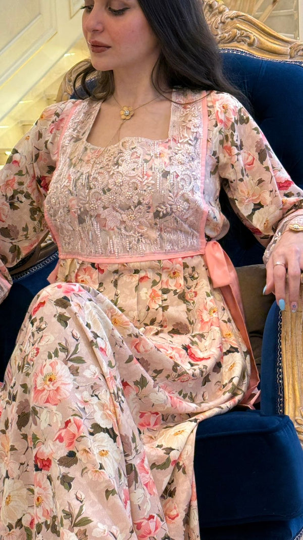 Blush Rose Garden Dress