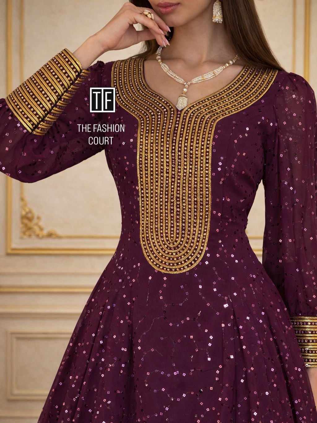 Purple Lace Dress