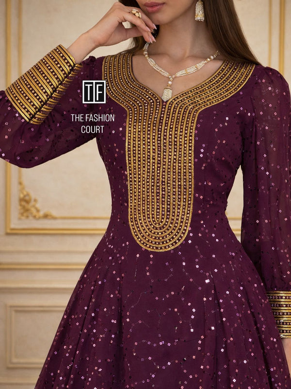 Purple Lace Dress