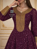 Purple Lace Dress