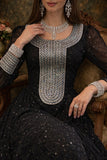 Black Lace Neck Dress